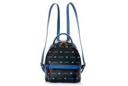 Lucky Bees Mochila Negro y Azul